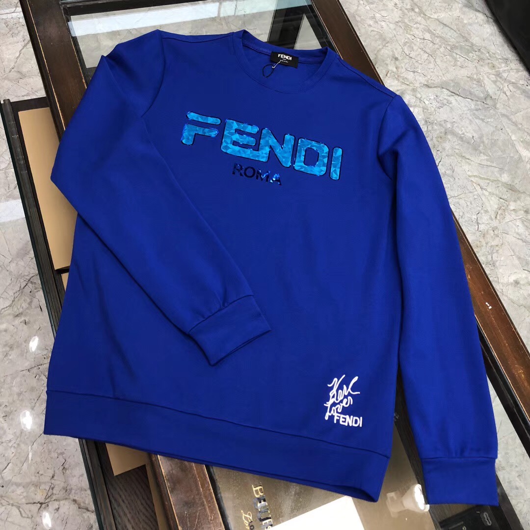 Fendi cheap blue sweatshirt